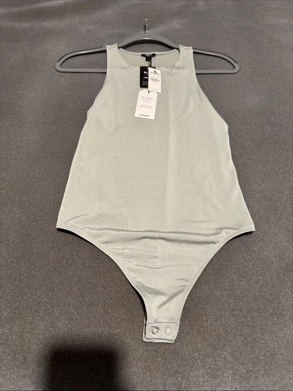 NWT Express Body Contour Light Sage Bodysuit